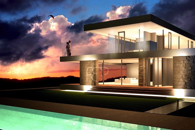 So spektakulär wie die Lage selbst: das Projekt für die Luxus-Villa.