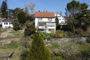 Blick auf das Grundstück von Südwesten