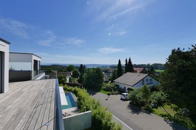 Blick von der Terrasse im Dachgeschoss Richtung Süden