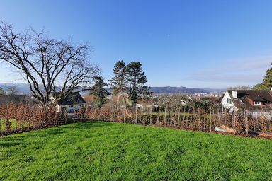 Aussicht aus dem Wohnzimmer von Ost nach West