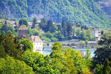 Blick aus der Wohnung auf das Schloss Chillon