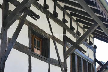 Das historische Riegelhaus von Aussen - ein wahres Bijou