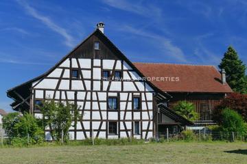 Das historische Riegelhaus von Aussen - ein wahres Bijou