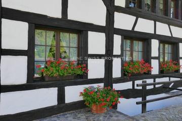 Das historische Riegelhaus von Aussen - ein wahres Bijou