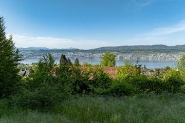 Aussicht von der Parzelle