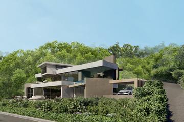 Projektstudie von ArchStudio für Neubau einer modernen Villa